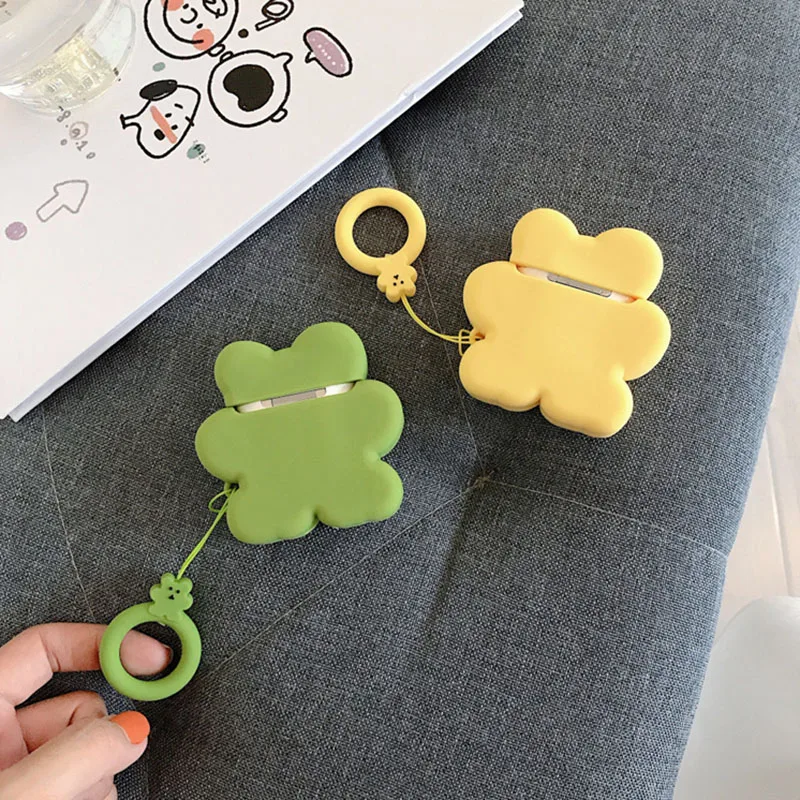 Q UNCLE модные чехлы карамельных цветов для Apple airpods силиконовые забавные маленькое печенье футляр для наушников для Apple airpod2 Крышка для наушников