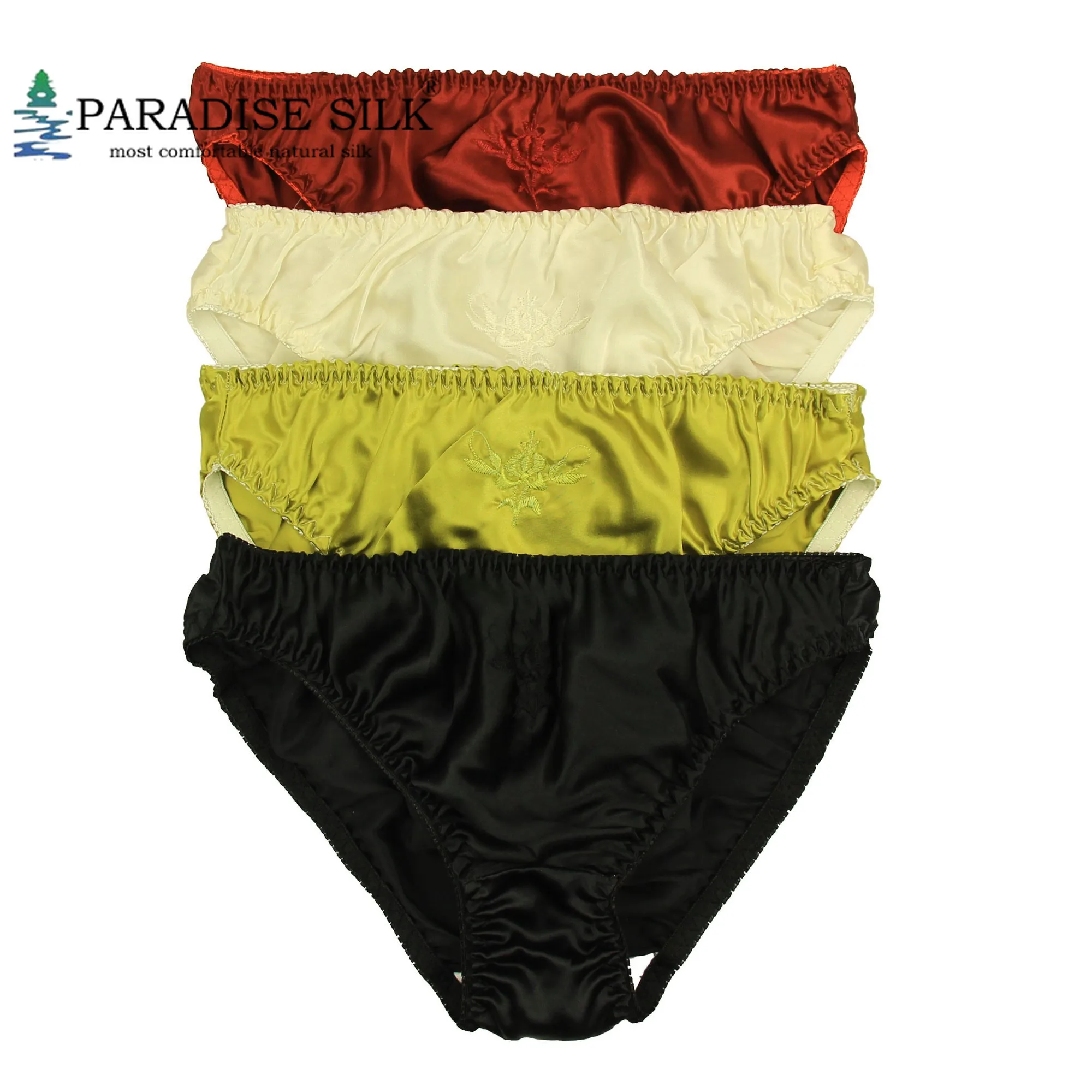 Специальное предложение женское нижнее белье 4 пары в одной партии 100% шелковое