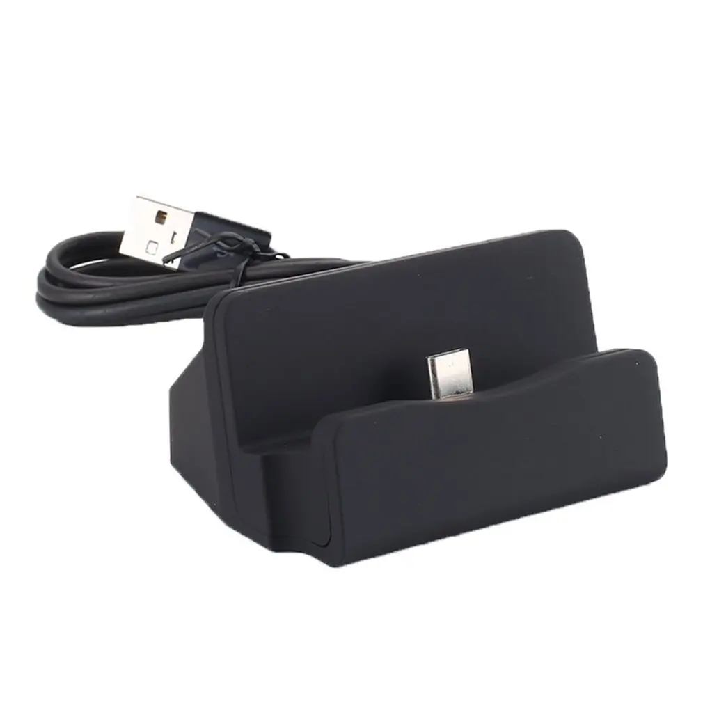 

USB2.0 Type-C Phone Charger Fast Charging Dock Station Desktop Docking Charger Cradle Stand Support Data Sync for Android phone