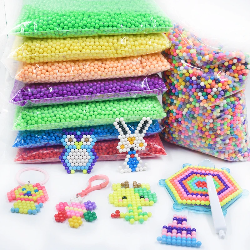 

Fuse Water Beads Toys For Children Kids Replenish Creative Molds Handmade Girl Gift Educational Refill Spray Beads DIY Craft Toy