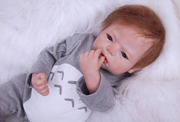 55 см Reborn Baby Doll детские мягкие Rotocast куклы Моделирование детские мягкие красивые куклы игрушки резиновые Reborn игрушки для детей