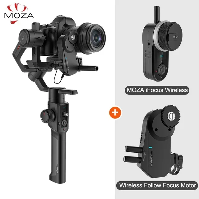 Moza Air 2 3 оси ручной карданный стабилизатор для DSLR Canon 5D Mark IV sony A7S A7R3 Lumix GH4 DSLR DV беззеркальных камер DV - Цвет: with focus Wheel