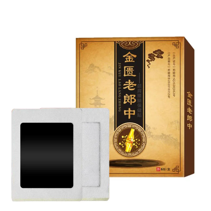 6 шт. травяные наклейки от боли в шейных позвоночниках пояснице коленных суставах