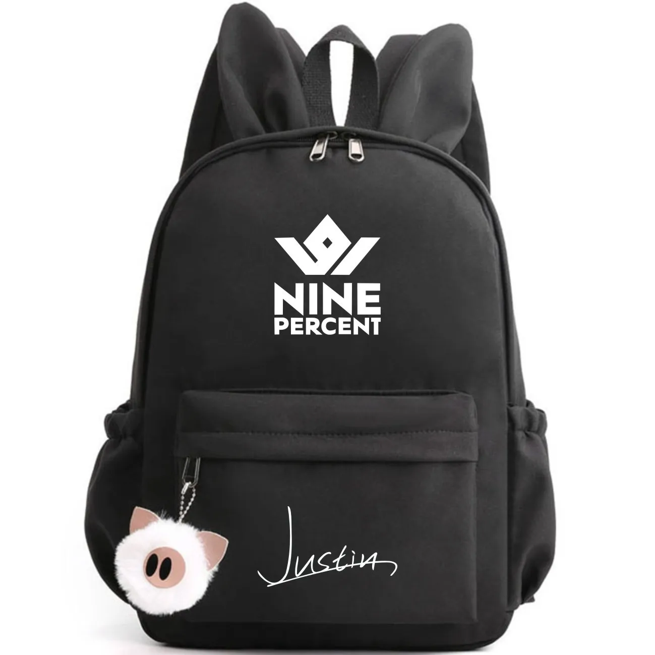 Kpop Nine Percent Stars Рюкзак Школьные сумки Mochila дорожные для ноутбуков с заячьими ушками