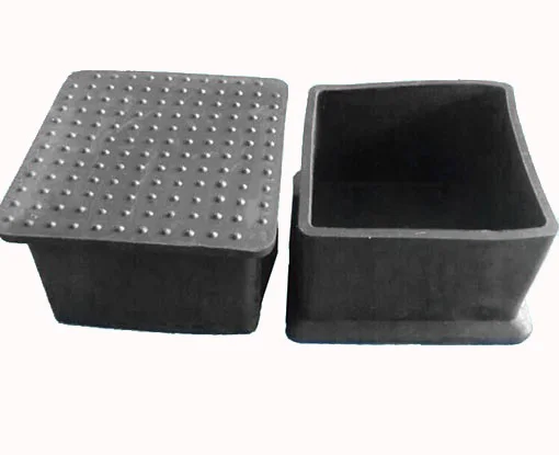 45x45 мм квадратная трубчатая крышка пластиковая для ножек складная кровать ноги