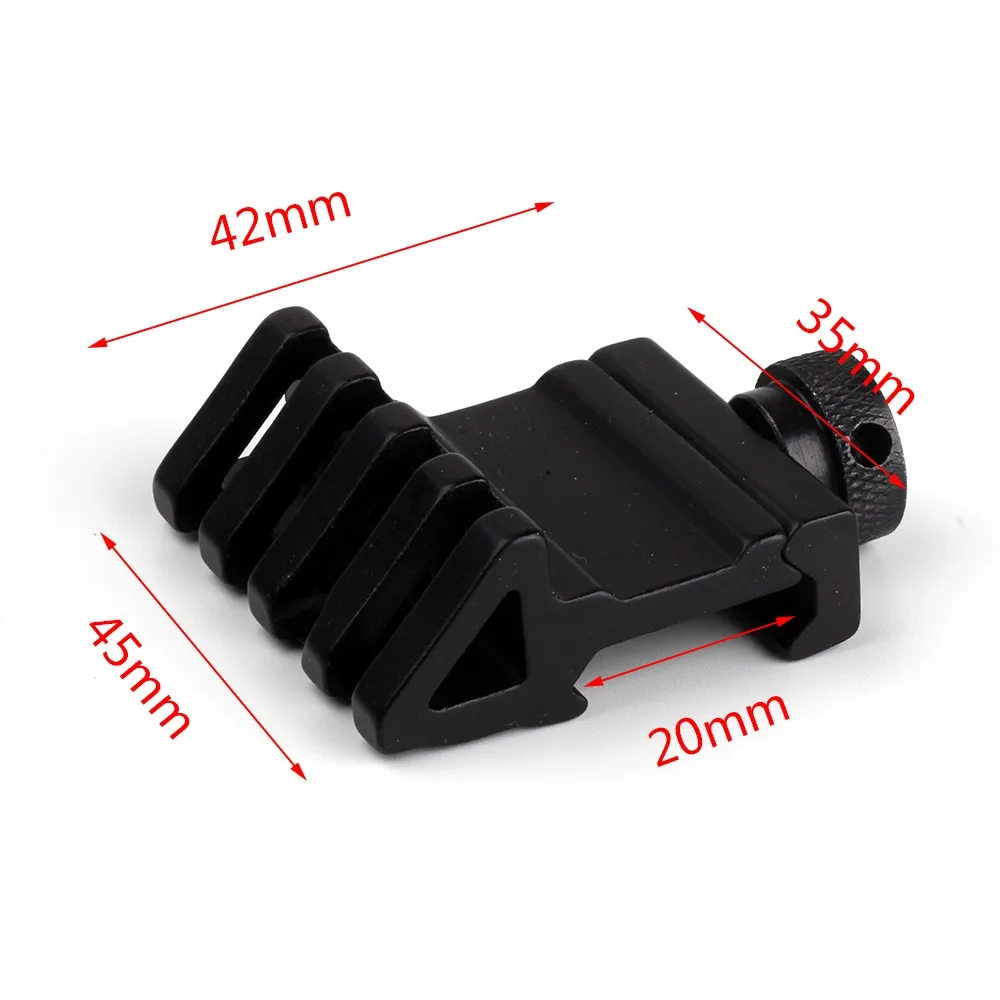 Элемент под углом 45 градусов Тактический прицел крепление Алюминий офсетная