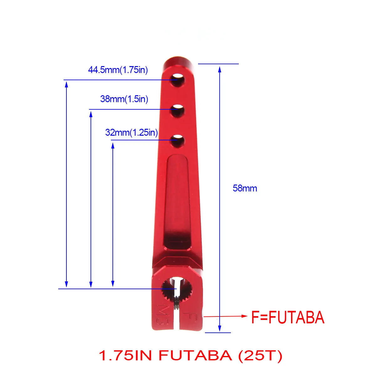 6063 серворычаг Alu сверхмощный серворупор-полурычаг 1 75 &quotдля Futaba HITEC M3 | Игрушки и