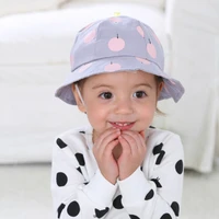 cute toddler kids sun cap polka dot baby bucket hat summer outdoor baby girl boy cap sun beach hats good gift