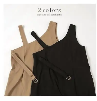 

Women One Shoulder Ruffles Irregular hemp cotton Dress Elegant long sleeveless loose fit Dress q141