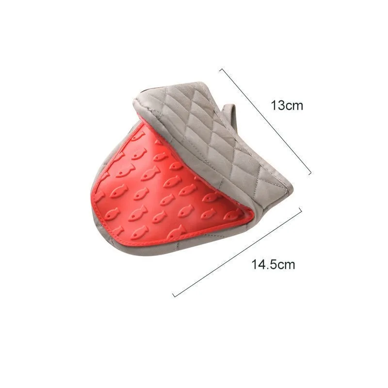

Innovative Kitchenware Silicon Gloves Insulation Gloves Baking Accessories Anti Scalding Clip Microwave Oven Thickened Hand Clip