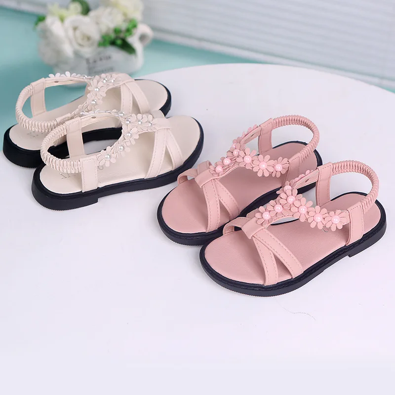 COZULMA детские цветы крест-накрест римские сандалии обувь для девочек пляжные