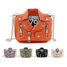 Женская сумка на плечо, модная повседневная сумка с цепочкой и заклепками для мотоцикла