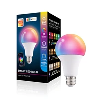 smart led bulb wifi bluetooth tuya app mobile phone control led bulb light rgbcct rgb swith light color with music rhythmic