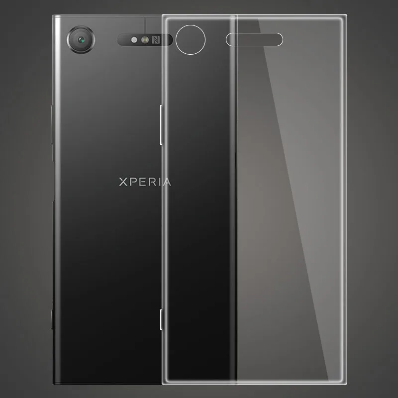 Силиконовый ТПУ чехол для телефона прозрачный Sony Xperia XZ3 XZ2 Premium Compact XZ1 XA2 Ultra XZs XA1