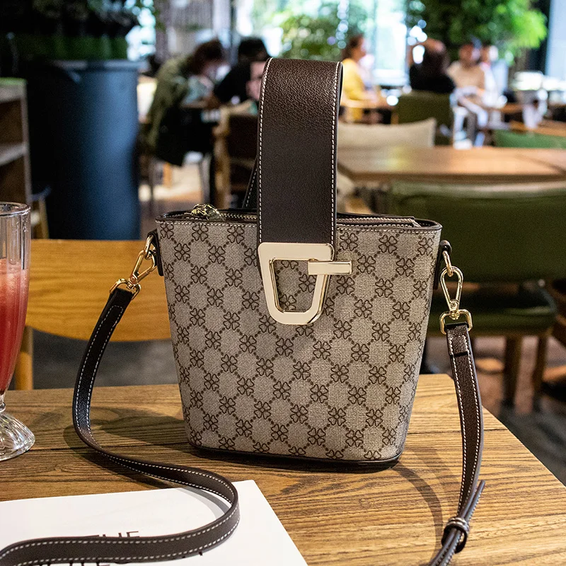 Высококачественная роскошная женская кожаная сумка с рисунком Женская через