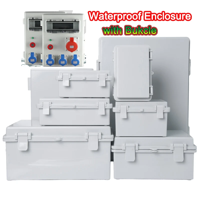Водонепроницаемый корпус для проекта питания с пряжкой ABS пластиковый
