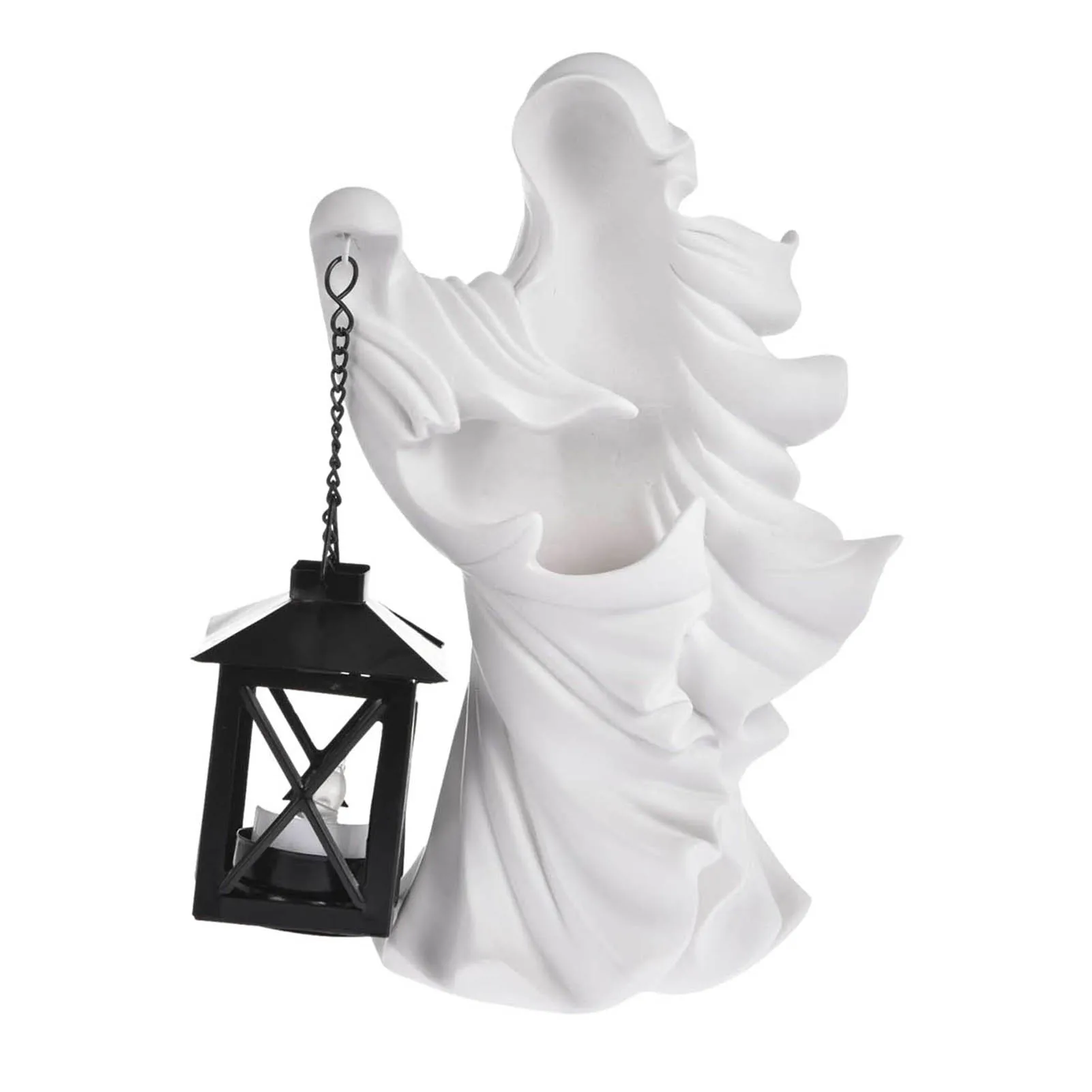 

Faceless Gnome Dwarf Statue With Lantern Ornament Art Craft The Creeper Statue Holding Lantern Lawn Courtyard Night Masterly