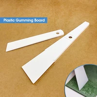 owden leather craft tools white plastic gumming board smear glue scraper smear glue tools diy gumming easily