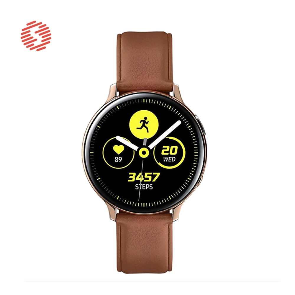 Ремешок ShengOne из натуральной кожи для Samsung Galaxy Watch Active 42 мм кожаный ремешок с модным