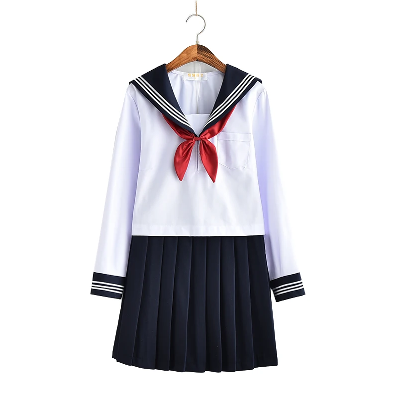 Официальная школьная форма для девочки осенняя Новинка рубашка с длинным