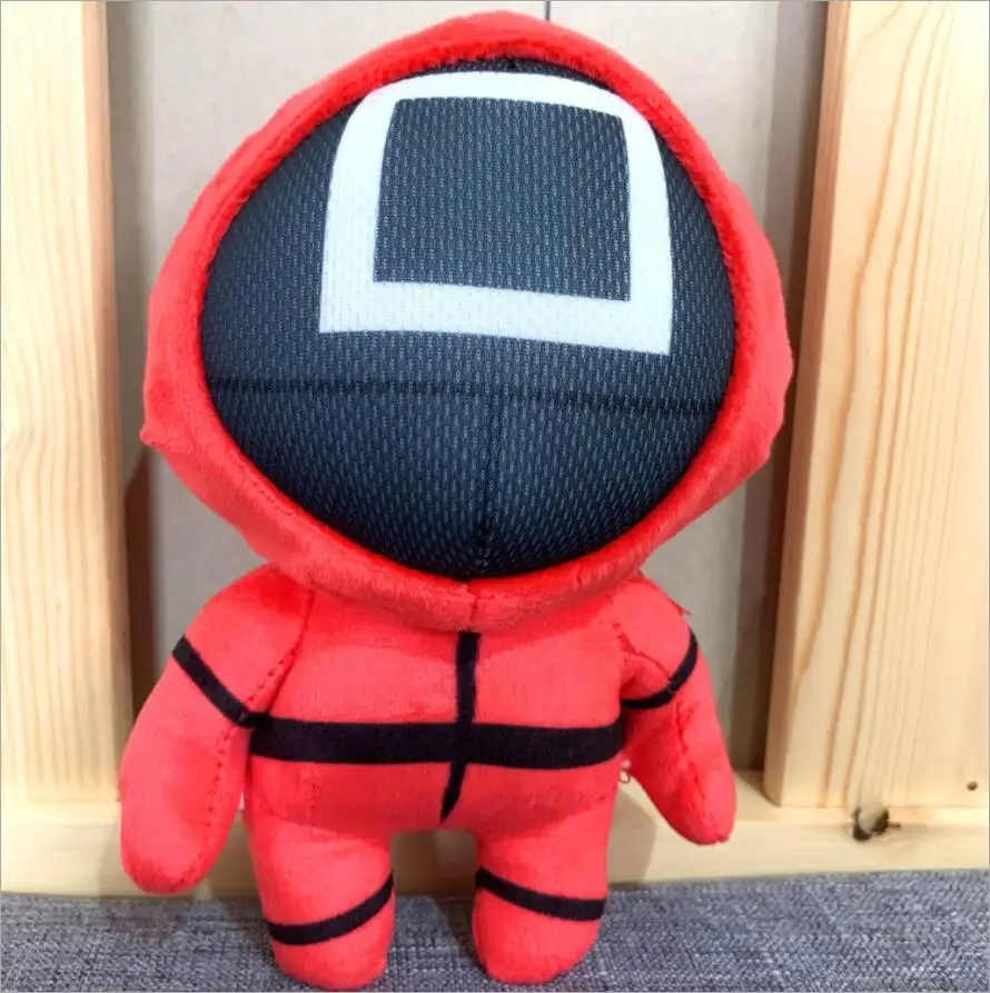 

Squid Game Plush Toy Kawaii Peluche Stuffed Doll Korean Funny Cartoon Squid Game Character Toys Halloween Christmas Kids Gifts