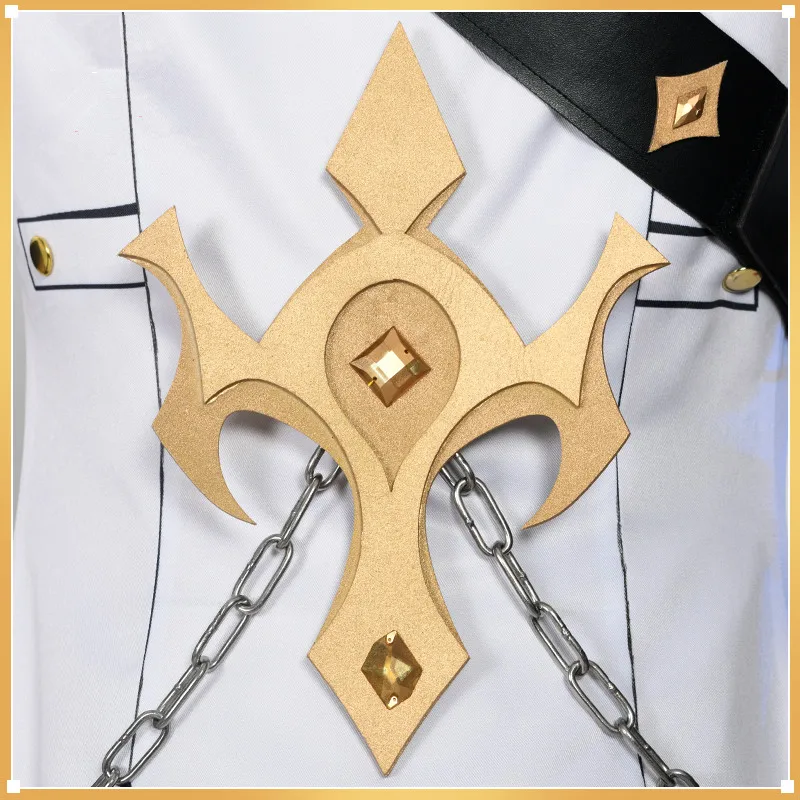 

Game Genshin Impact Albedo Cosplay Costume Anime Uniforms Sets Halloween Clothes Top+Shorts+Coat
