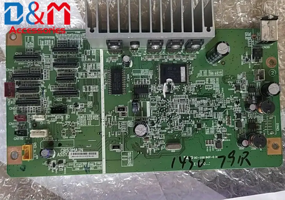 1 шт. оригинальная бывшая в употреблении материнская плата для Epson R1390 1430 основная
