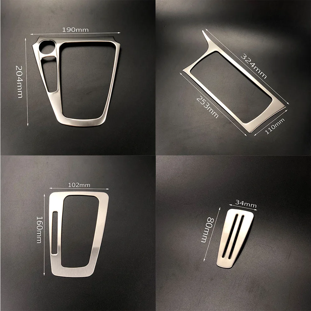 Car Accessories Gearbox Water Cup Holder Panel Trim Interior Decoration Frame sticker For Ford Focus 3 mk3 2015-2018 | Автомобили и