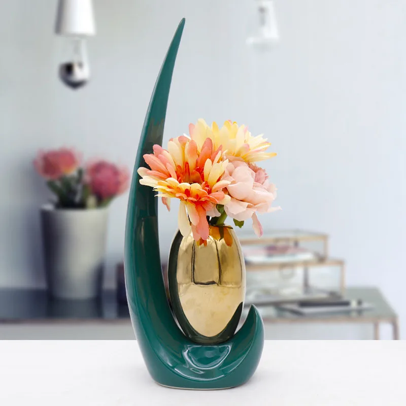 Morandi глазурованная керамическая ваза гидропоника для цветов Настольная