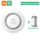 Xiaomi Mijia Honeywell умная пожарная сигнализация датчик дыма звуковая визуальная сигнализация уведомление удаленная работа с приложением Mi Home