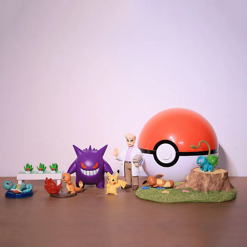 Экшн-фигурки Мультяшные Покемоны Dr. Oki Ash Gengar Bulbasaur Pikachus декоративные чармандер