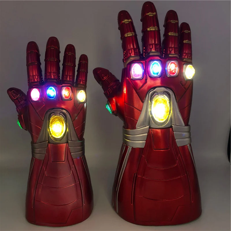 Endgame 4 Gauntlet Cosplay Arm Latex Gloves   Superhero Arms Mask Weapon Party Props