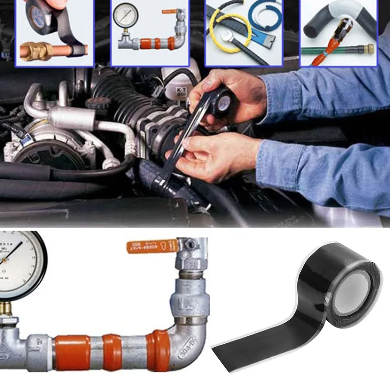 Силиконовая Водонепроницаемая ремонтная лента для ремонта самоспасательная