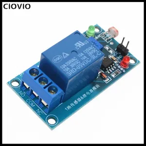 CIOVIO 5PCS Photosensitive resistance sensor plus 5V relay module light sensor light control switch no light detection 5V relay