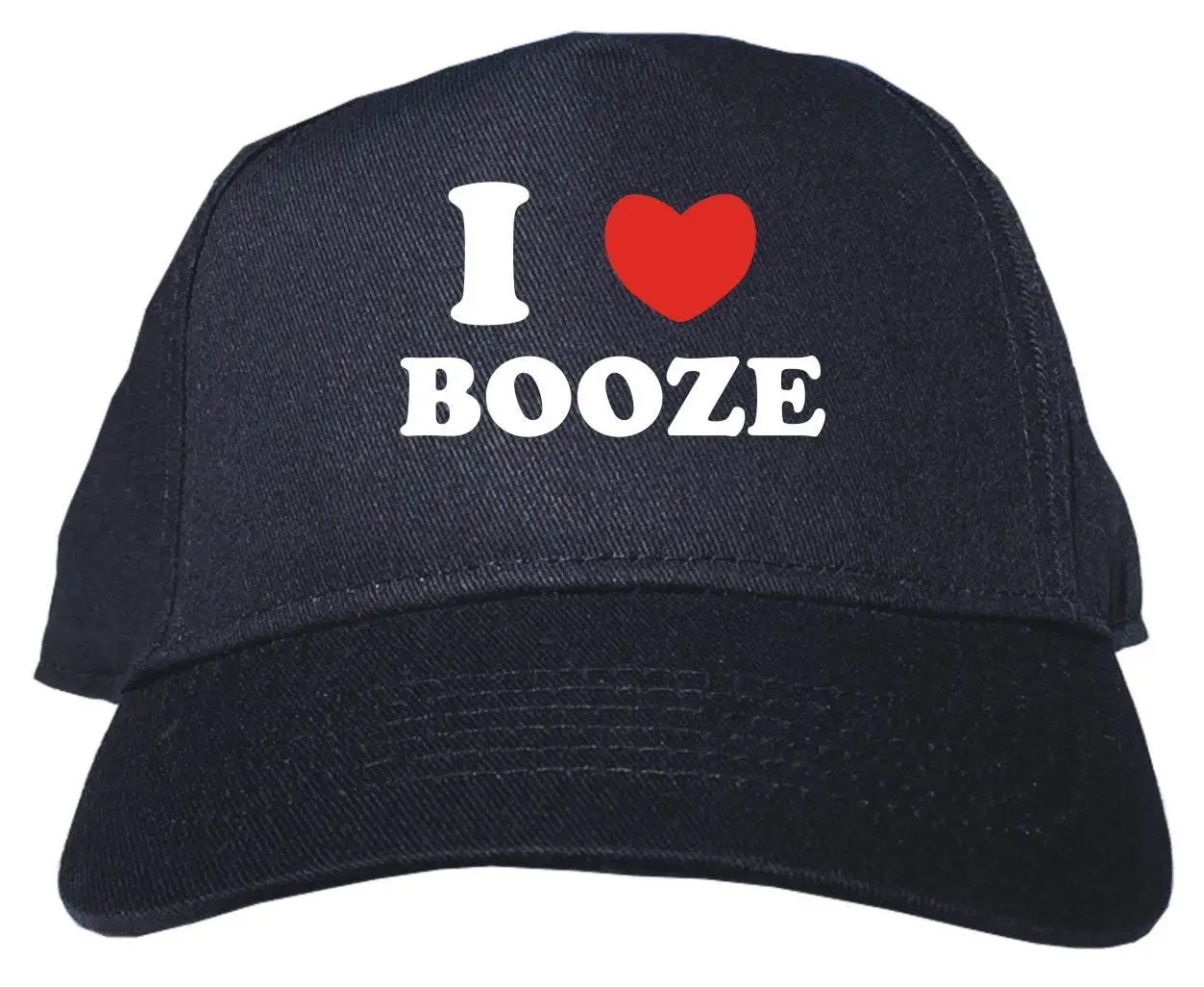 

Printing I Heart Love Booze Adult Baseball Hat Cap Adjustable