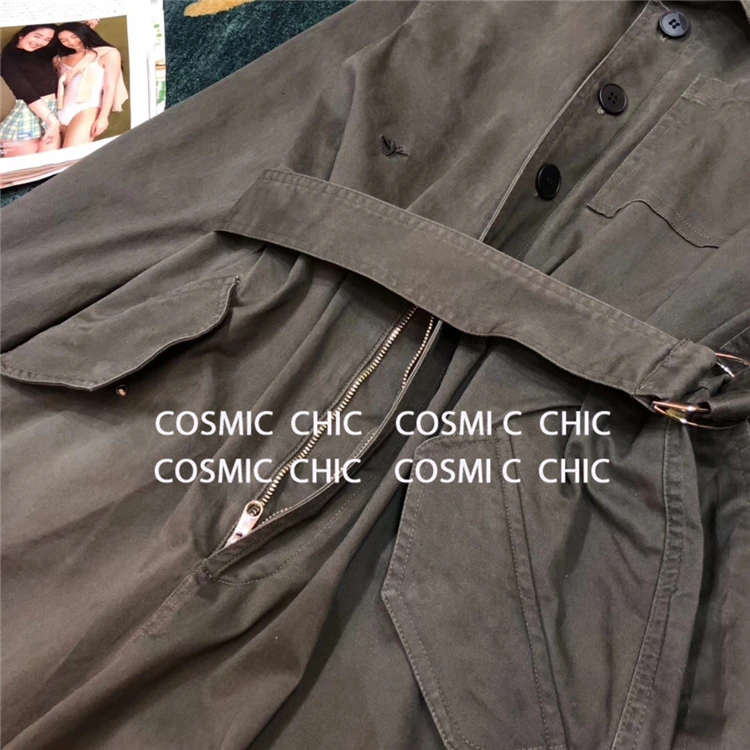 Cosmicchic Женские повседневные длинные штаны, рубашка, комбинезон с длинным рукавом, цельный нагрудный ремень, Рабочие комбинезоны, комбинезоны, модные комбинезоны