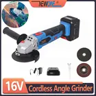 Беспроводной угловой шлифовальный станок TCH, многофункциональная шлифовальная машина с литий-ионным переносной полировщик, 16 В, 4 дюйма