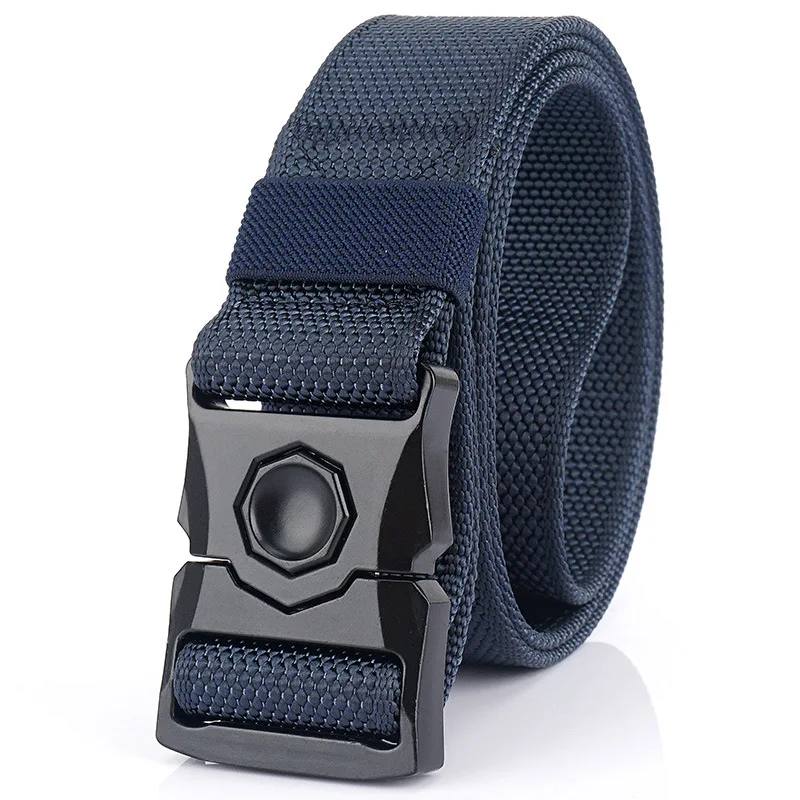 

New Alloy Outdoor Tactical Outdoor Hunting Tactics Multifunctional Combat Survival High Buckle Belt Men's Nylon Casual Belt