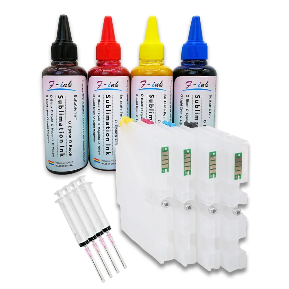 F-INK SG400 сублимационные комплекты для заправки чернил совместимы с сублиджет Sawgrass Virtuoso SG400 и SG800 принтер