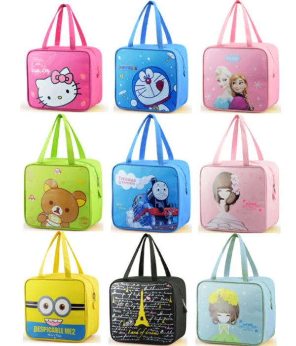 

Disney Frozen Aisha Princess Cartoon Aluminum Foil Insulation Lunch Box Bag Student Portable Lunch Bag Picnic Bag