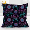 BlessLiving Dreamcatcher Cushion Cover Boho Pillow Case Ethnic Decorative Throw Pillow Cover Blue Purple Pillowcase Home Decor 1