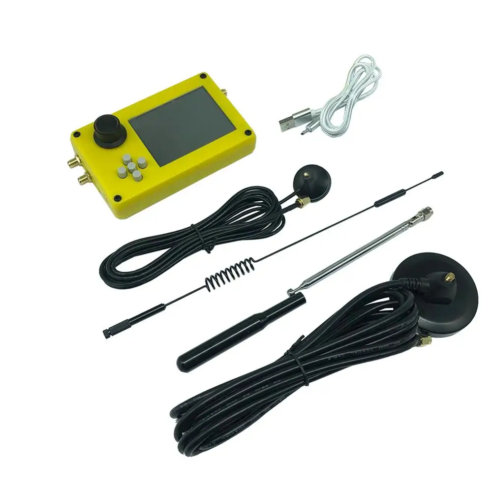 Портативный H2 с HACKRF ONE SDR радио + Mayhem прошивка + 0.5ppm TCXO GPS + 3,5-дюймовый сенсорный ЖК-дисплей + аккумулятор + пластмасса