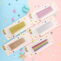 long pencil birthday cake candle wedding wax cupcake candle home decoration supplies