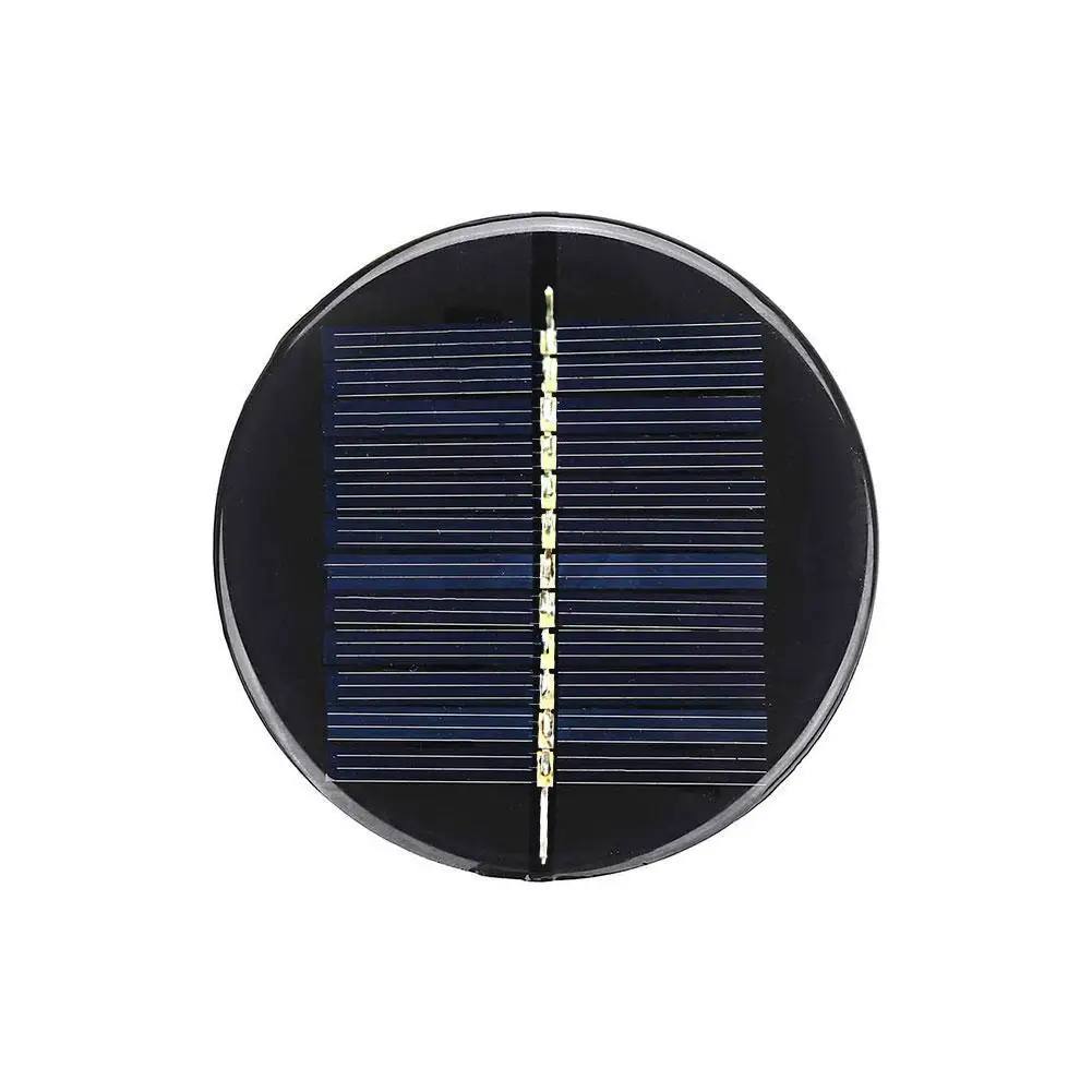 

1pcs Polykristallines Silizium 6v Solar Rundklebebrett 80mm System Mini Panel Solar Charger Diy Solar Durchmesser Battery N5F1