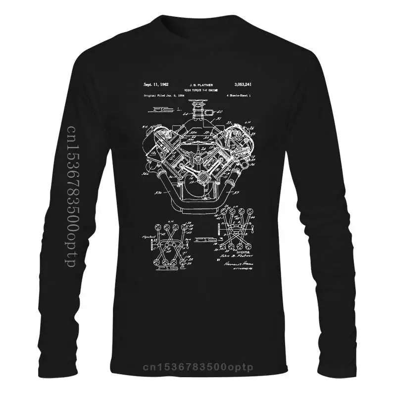 

New 426 Hemi V8 Engine Shirt Mechanic Gift Car Lover Gearhead Repair Shoptee Shirt For Men O Neck Tops 035320
