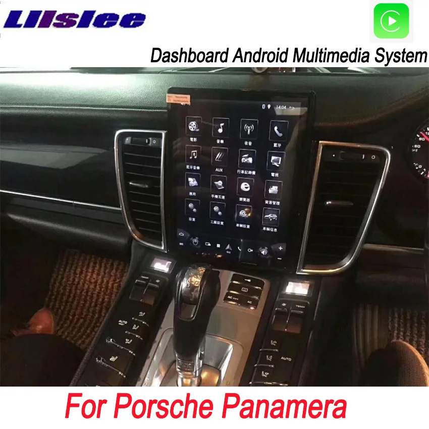 Liislee 2 din Android для Porsche Panamera большой экран Автомобильный мультимедийный плеер GPS