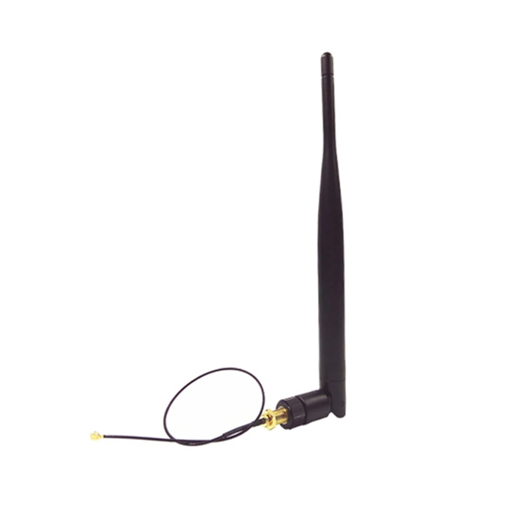 Антенна Wi-Fi 2 4 ГГц 5dBi антенна w/ RP-SMA Штекерный разъем для 21 см SMA кабель с адаптером