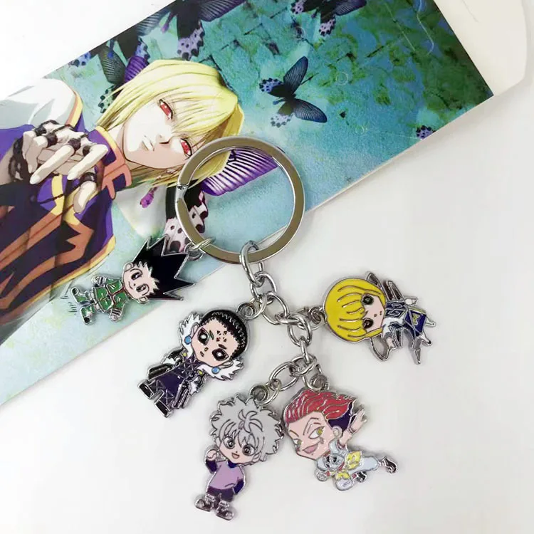 HUNTER X куклы для брелков игрушки HUNTERxHUNTE Gon Freecss Killua Zoldyck Kurapika Leorio Hisoka модель