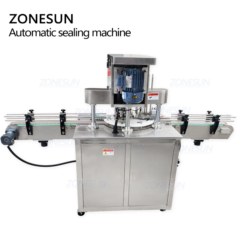ZONESUN 110 В/220 В автоматическая электрическая машина для запечатывания консервных