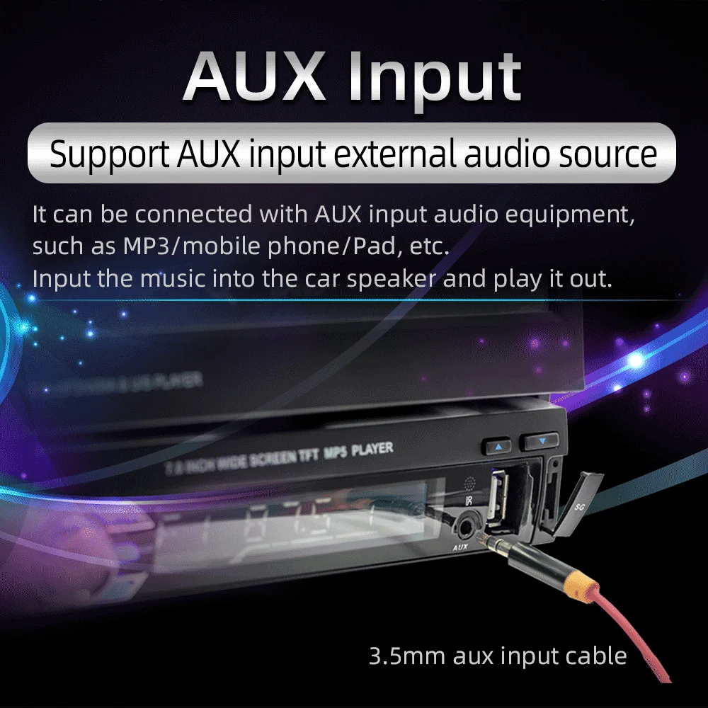 Eunavi 1 Din автомобильный радиоприемник MP5 плеер GPS навигации автомобиля мультимедиа